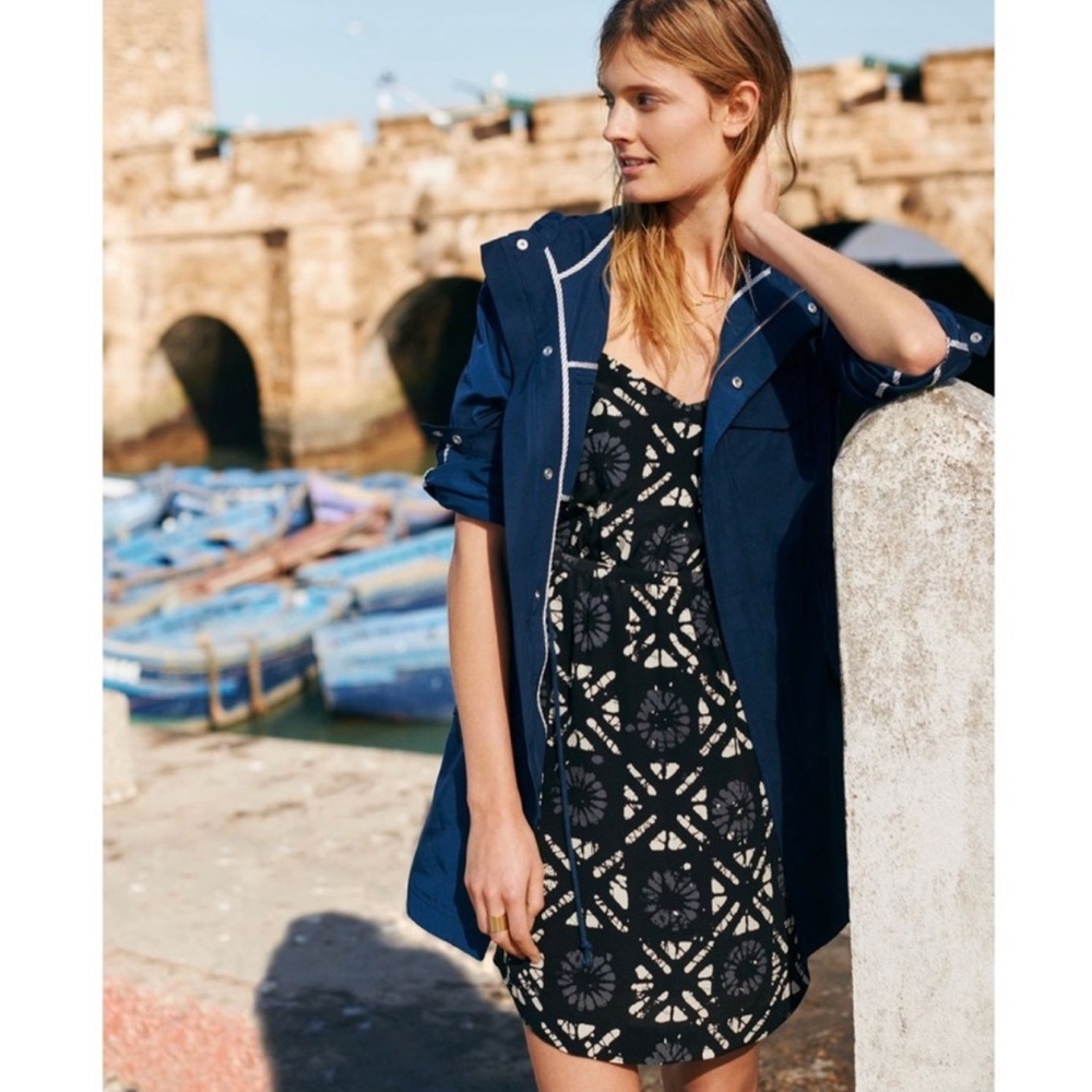 Madewell Black and White Mini Dress